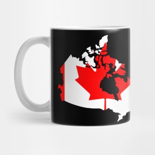 CANADA Map Flag, I love Canada, Beautiful Canada.. Mug